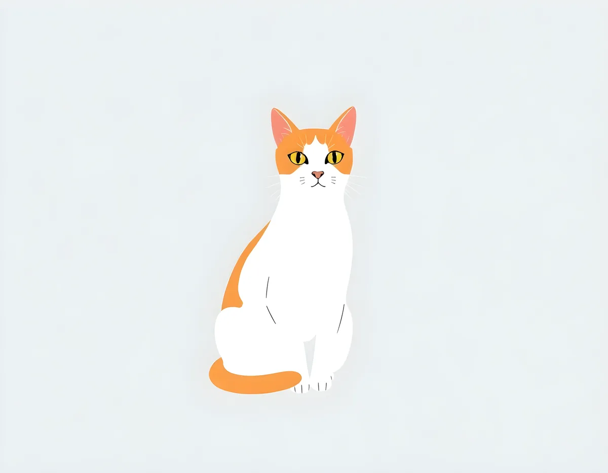 Cat Life Canvas Print | Minimalist Wall Art | A4 A3 A2 A1