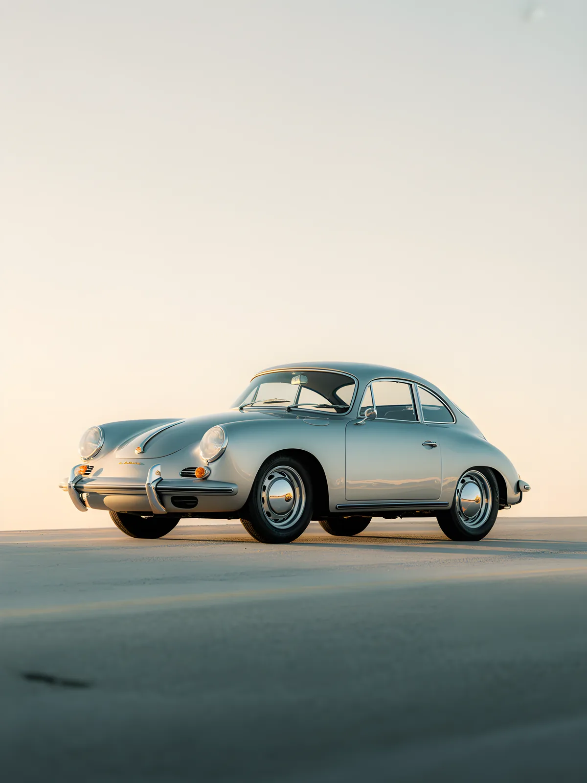 Vintage Porsche 356 Minimalist Wall Art